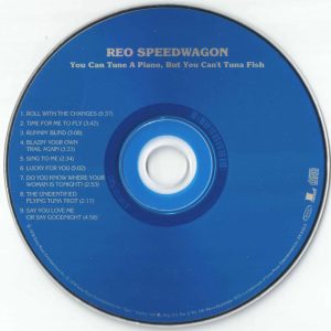 REO SPEEDWAGON - YOU CAN TUNE A PIANO BUT YOU CANT TUNA A FISH - Imagen 2