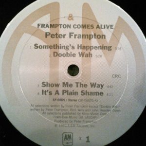 PETER FRAMPTON - FRAMPTON COMES ALIVE ! - Imagen 2