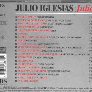 JULIO IGLESIAS - JULIO 20 CHANSONS - Imagen 2