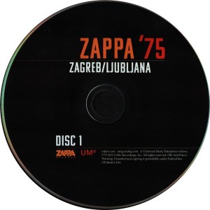 FRANK ZAPPA - ZAPPA 75 - ZAGREB/LJUBLJANA - Imagen 2