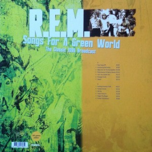 REM - SONGS FOR A GREEN WORLD / THE CLASSIC 1989 BROADCAST - Imagen 2