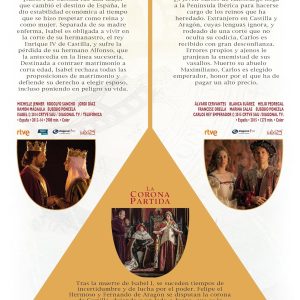 ISABEL / CARLOS – REY EMPERADOR / LA CORONA PARTIDA - Imagen 2