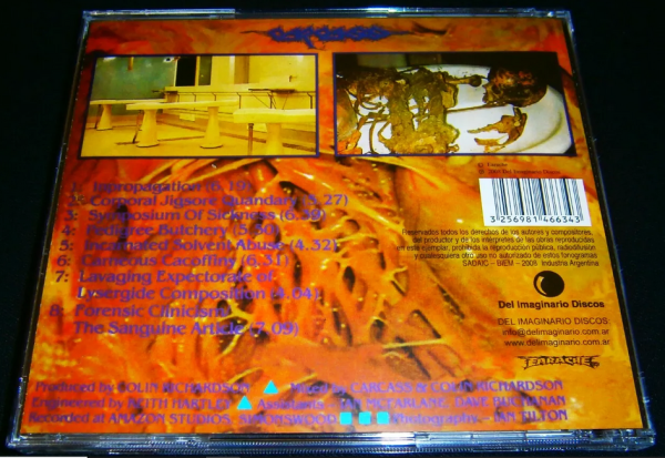 CARCASS - DECSANTING THE INSALUBRIOUS - Imagen 2