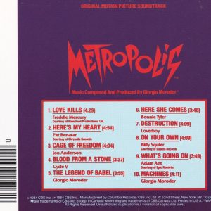 METROPOLIS - SOUNDTRACK - Imagen 3