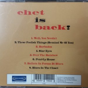 CHET BAKER - CHET IS BACK - Imagen 2