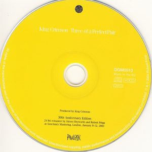 KING CRIMSON - THREE OF A PERFECT PAIR - Imagen 2