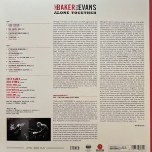 CHET BAKER & BILL EVANS - ALONE TOGETHER - Imagen 2