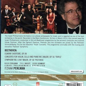 ITZHAK PERLMAN / BEETHOVEN - TRIPLE CONCERTO - SYMPHONY N° 6 IN F MAYOR - Imagen 2