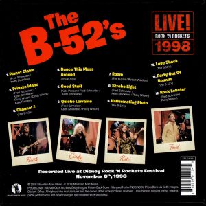 THE B-52S - LIVE ! ROCKN ROCKETS - Imagen 2