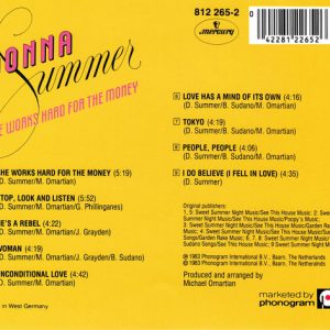 DONNA SUMMER - SHE WORKS HARD FOR THE MONEY - Imagen 2