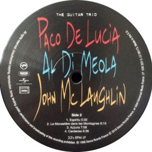 PACO DE LUCIA / MEOLA / JOHN MCLAUGHLIN - THE GUITAR TRIO - Imagen 2