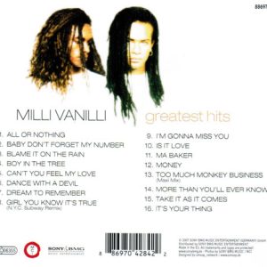 MILLI VANILLI - GREATEST HITS - Imagen 2