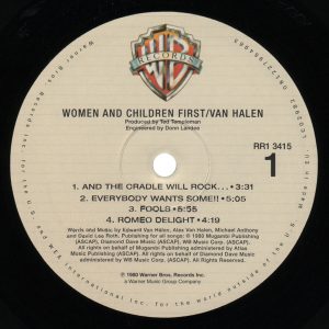 VAN HALEN - WOMEN AND CHILDREN FIRST - Imagen 2