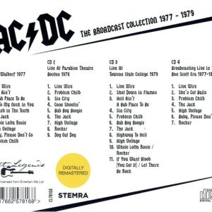 AC/DC - THE BROADCAST COLLECTION 1977-1979 - Imagen 3