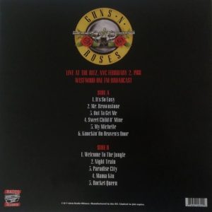GUNS N ROSES - LIVE AT THE RITZ NYC 1988 - WESTWOOD ONE FM BROADCAST - Imagen 3