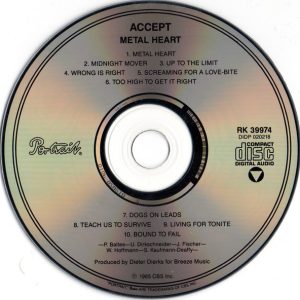 ACCEPT - METAL HEART - Imagen 2