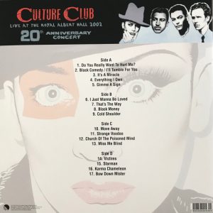 CULTURE CLUB - LIVE AT THE ROYAL ALBERT HALL 2002 - 20 YEARS ANNIVERSARY - Imagen 3