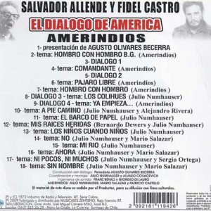 SALVADOR ALLENDE Y FIDEL CASTRO - AMERINDIOS - EL DIALOGO DE AMERICA - Imagen 3