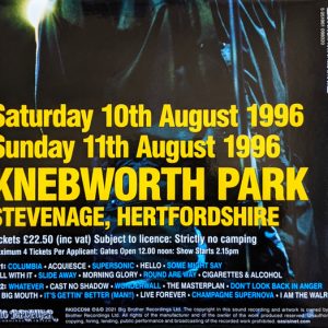 OASIS - KNEBWORTH 1996 - Imagen 4