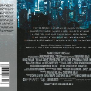 HANS ZIMMER AND JAMES NEWTON HOWARD – THE DARK KNIGHT – SOUNDTRACK - Imagen 3