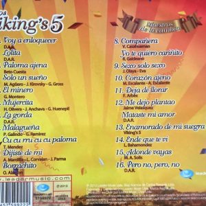 LOS VIKINGS 5 -  MAESTROS DE LA CUMBIA - Imagen 3