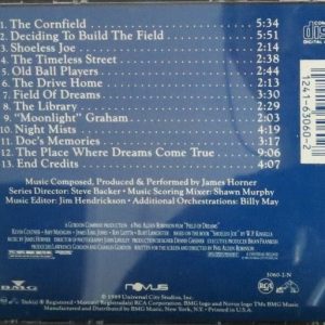 JAMES HORNER - FIELD OF DREAMS - SOUNDTRACK - Imagen 2