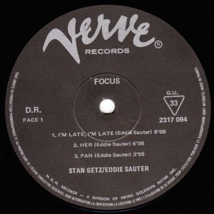 STAN GETZ / EDDIE SAUTER - FOCUS - Imagen 2