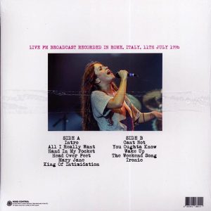 ALANIS MORISSETTE - ENOUGH ABOUT YOU LIVE IN ROME - Imagen 2