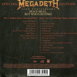 MEGADETH - PEACE SELLS BUT WHOS BUYING - 25th ANNIVERSARY EDITION - Imagen 4