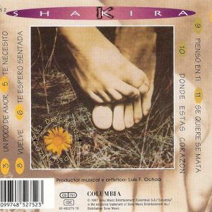 SHAKIRA - PIES DESCALZOS - Imagen 2