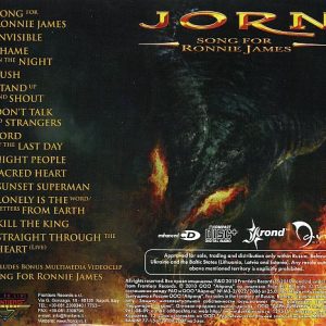 JORN - SONG FOR RONNIE JAMES - Imagen 3