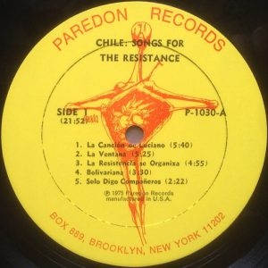 PATRICIO MANNS / KARAXU / ANGEL PARRA - CHILE - SONGS FOR THE RESISTANCE - Imagen 2