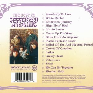 JEFFERSON AIRPLANE - THE BEST OF JEFFERSON AIRPLANE - Imagen 2