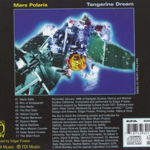 TANGERINE DREAM - MARS POLARIS - SOUNDTRACK - Imagen 3