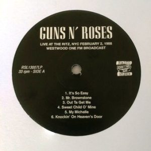GUNS N ROSES - LIVE AT THE RITZ NYC 1988 - WESTWOOD ONE FM BROADCAST - Imagen 2