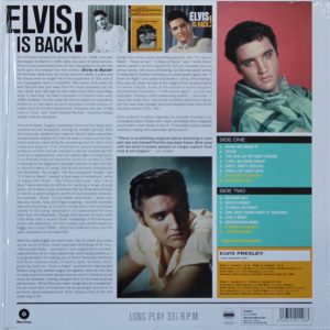 ELVIS PRESLEY - ELVIS IS BACK - Imagen 2