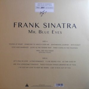 FRANK SINATRA - MR BLUE EYES - LIMITED MARBLED EDITION - Imagen 3