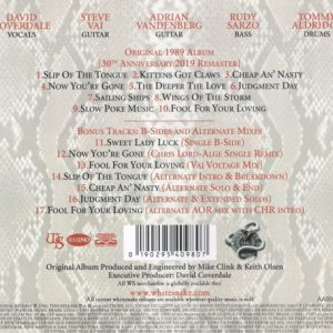 WHITESNAKE - SLIP OF TONGUE - Imagen 3