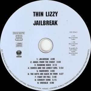 THIN LIZZY - JAILBREAK - Imagen 2