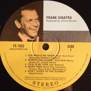 FRANK SINATRA - THE WORLD WE KNEW - Imagen 2