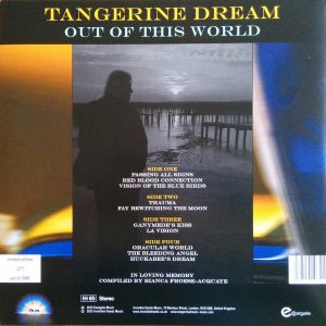 TANGERINE DREAM - OUT OF THIS WORLD - Imagen 2
