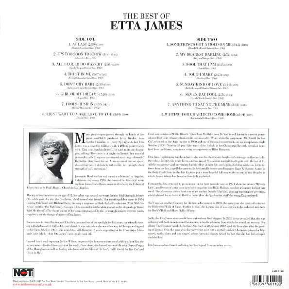 Etta James The Best Of Etta James America Dvd