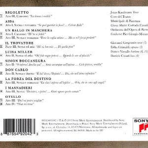 JONAS KAUFMANN - THE VERDI ALBUM - Imagen 2
