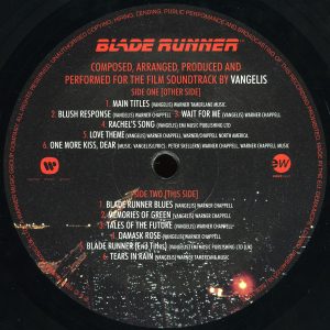 VANGELIS - BLADE RUNNER - SOUNDTRAK - Imagen 3