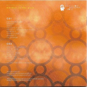 MARILLION - MARBLES IN THE PARK - Imagen 2