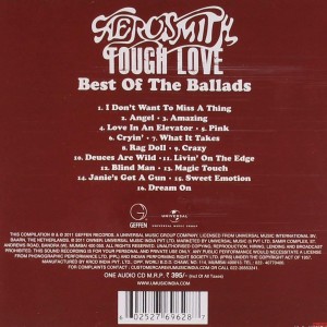 AEROSMITH - TOUGH LOVE BEST OF THE BALLADS - Imagen 2