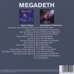 MEGADETH - RUST IN PEACE - COUNTDOWN TO EXTINCTION - Imagen 2