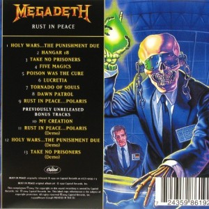 MEGADETH - RUST IN PEACE - Imagen 2
