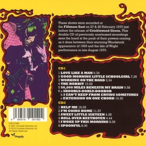 TEN YEARS AFTER - LIVE AT THE FILLMORE EAST 1970 - Imagen 2