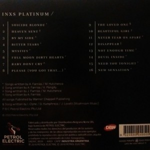 INXS - PLATINUM GREATEST HITS - Imagen 2